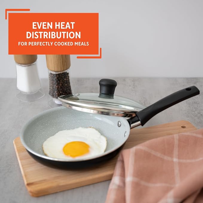 IMUSA 6.3” Gray Speckled Ceramic Mini Fry Pan - Image 5
