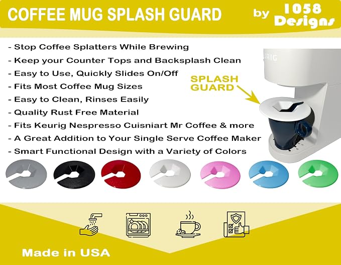 Coffee Mug Cup Splash Splatter Guard Screen compatible - Image 2