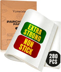 Parchment Paper Sheets, 280 Precut Unbleached Baking Paper Sheets by Yomeixte