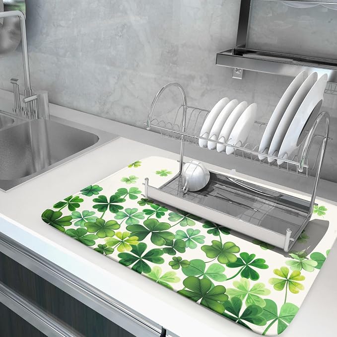 Happy St. Patrick's Day Dish Drying Mat - Image 5
