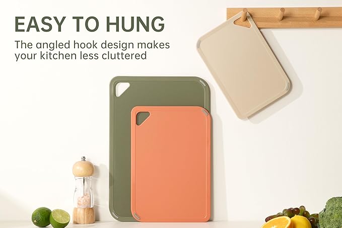 THETCHRY Plastic Cutting Board Set, Cutting Boards - Image 7