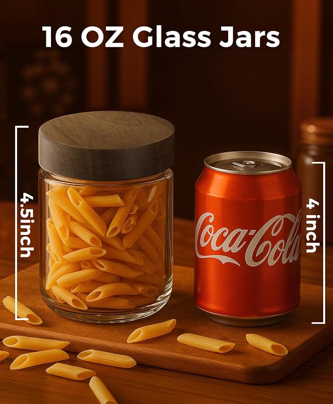 8 Pack 16oz and 10oz Overnight Oats Containers - Image 4