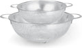 Gulex Stainless Steel Colander and Strainer Set，Metal Strainers by Gulex