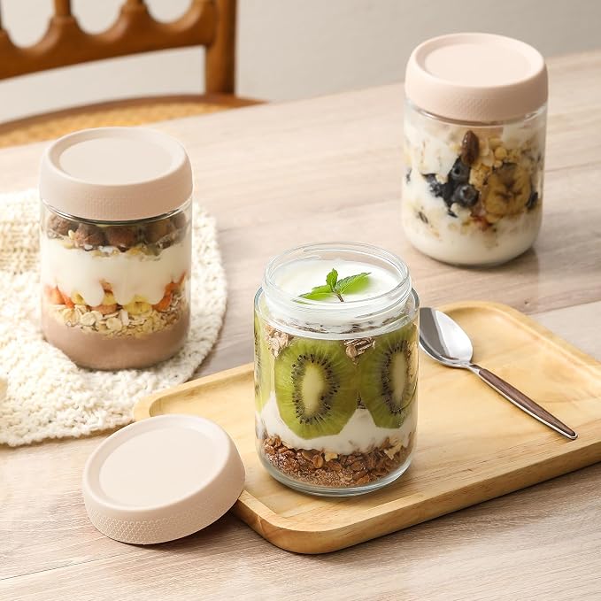 NETANY 6-pack 16oz Glass jars - Image 6