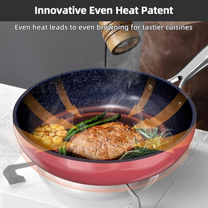 Nuwave Lux 13pc Forged Lightweight Cookware Set PFAS Free, Healthy G10 Duralon - Image 3