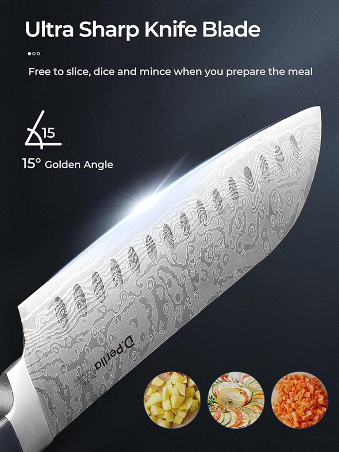 Knife Set, D.Perlla Kitchen Knife Set - Image 4