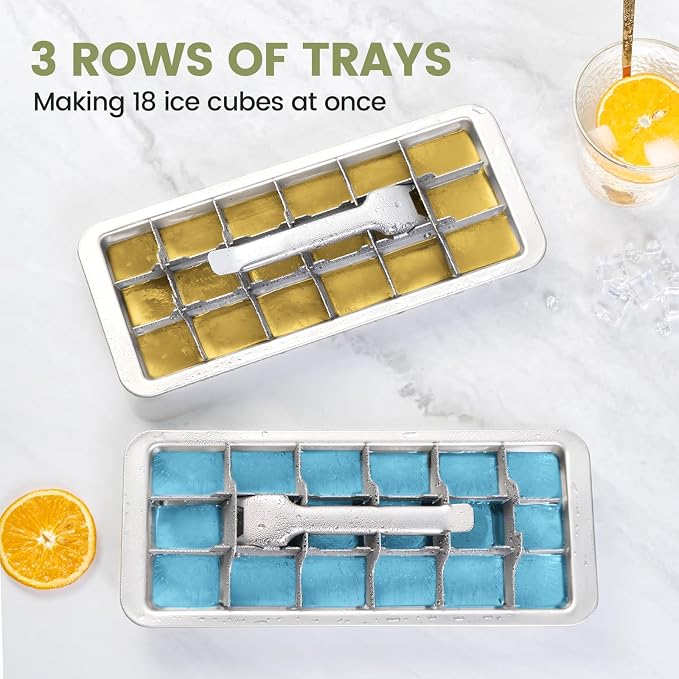 Stainless Steel Ice Cube Trays - Image 2