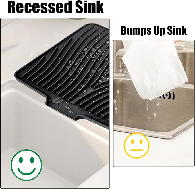 TIKNIK Silicone Dish Drying Mat, Stone Drying Mat - Image 8
