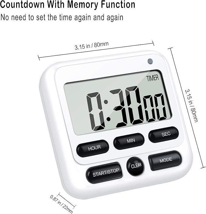 KTKUDY Digital Kitchen Timer - Image 5