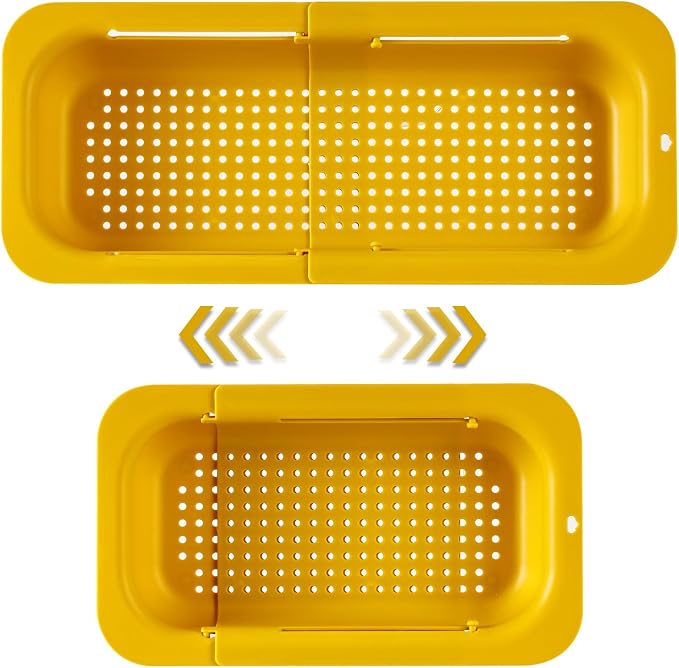 Extendable Sink Colander Strainer Basket by YUNKWONG
