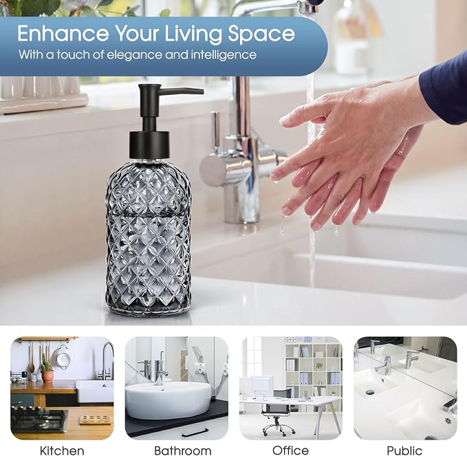 Topsky Gem Glass Soap Dispenser - Image 6