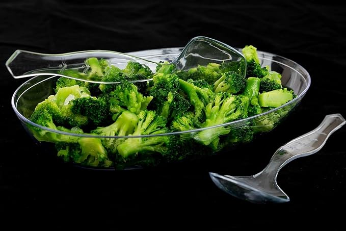 PARTY BARGAINS Disposable Clear Plastic Serving Spoons 8.75″ – Heavy-Duty Clear - Image 7