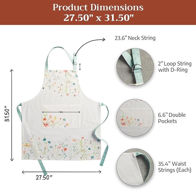 Maison d' Hermine 100% Cotton Apron - Image 7