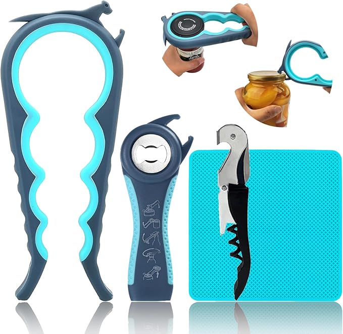Otstar Jar Opener & Bottle Opener Set by Otstar