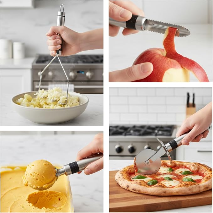 Silicone Kitchen Utensils Set 33 PCS Heat Resistant Food Grade Silicone - Image 8