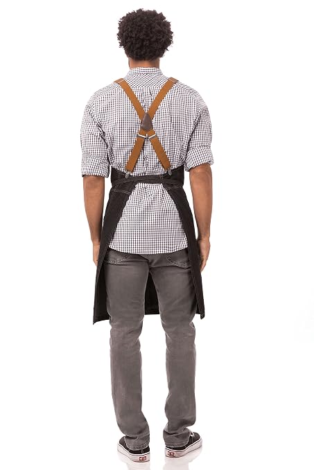 Chef Works Unisex Berkeley Bib Apron, One Size - Image 3
