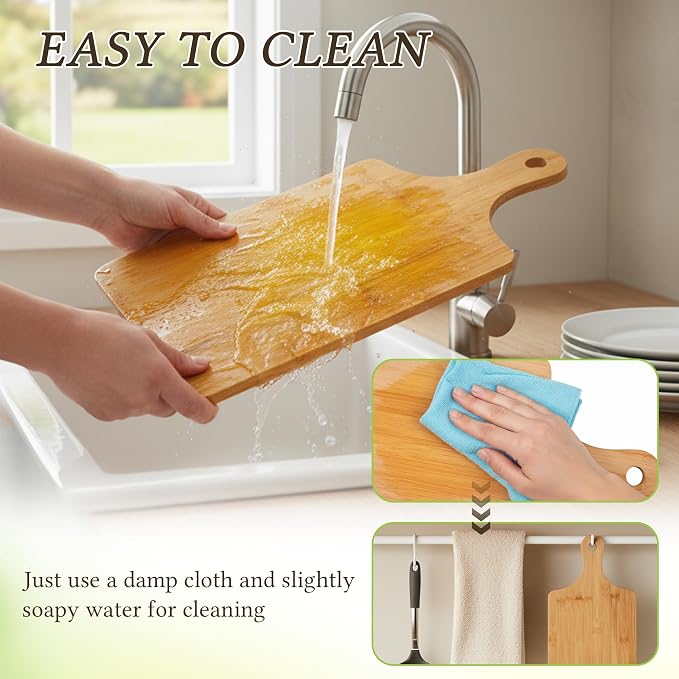 Bamboo Cutting Board Set of 3 - Image 5