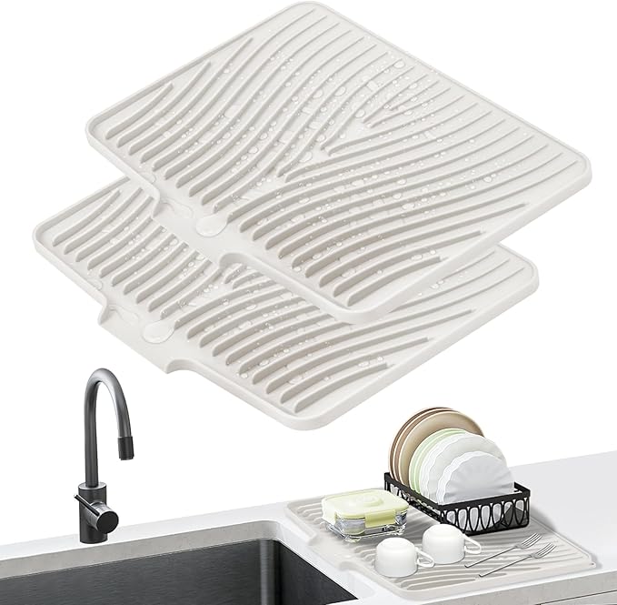 TIKNIK Silicone Dish Drying Mat, Stone Drying Mat by TIKNIKHomeOutdoor