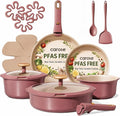 CAROTE 19 Pcs Pots and Pans Set, Nonstick Cookware Sets by CAROTE