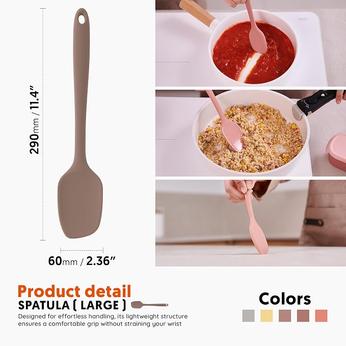 Platinum Silicone Spatula – BPA Free Silicone Spatula - Image 2