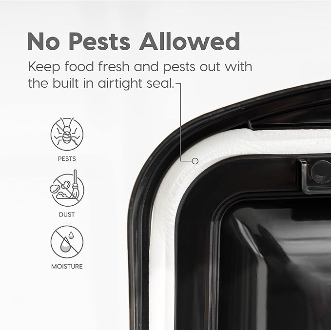 IRIS USA Airtight Dog Food Storage Container, WeatherPro, - Image 4