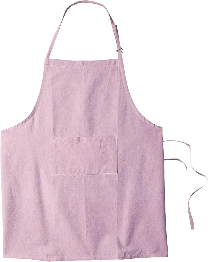 DII 100% Cotton Solid Chambray Kitchen Set, Chef Apron, 1 Piece by DII