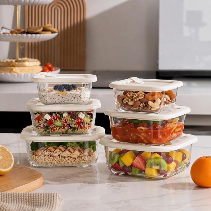 Urban Green Glass Food Storage Containers - Image 2