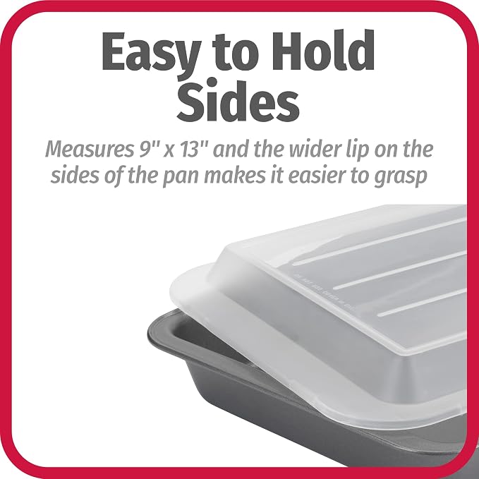 GoodCook Set of 2 Nonstick Steel 13" x 9" Cake Baking Pans - Image 6