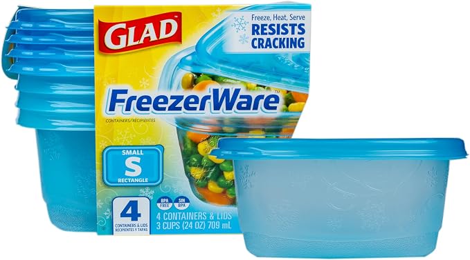 Glad GladWare FreezerWare Food Storage Containers by GladTrashFoodStorage