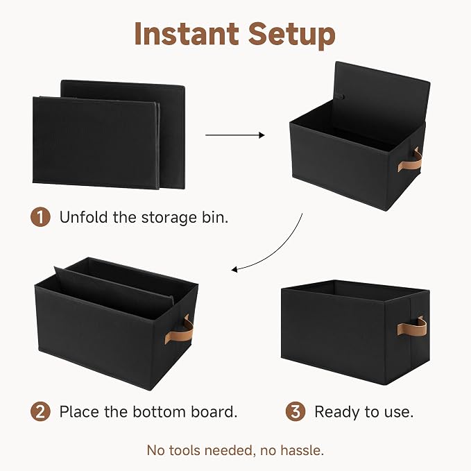 StorageWorks Storage Bins for Shelves, Closet Organizers and Storage Baskets - Image 8