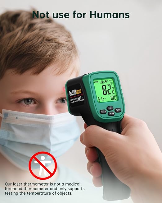 ERICKHILL Infrared Thermometer Gun, Dual Mode IR Laser Thermometer - Image 8