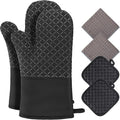 Philorn Oven Mitts and Pot Holders 6pcs, Kitchen Oven Glove High Heat Resistant by Philorn