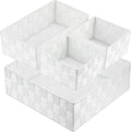 Posprica Woven Storage Box Cube Basket Bin Container Tote Organizer Divider by Posprica