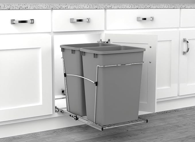 Rev-A-Shelf Double Pullout Trash Can - Image 6