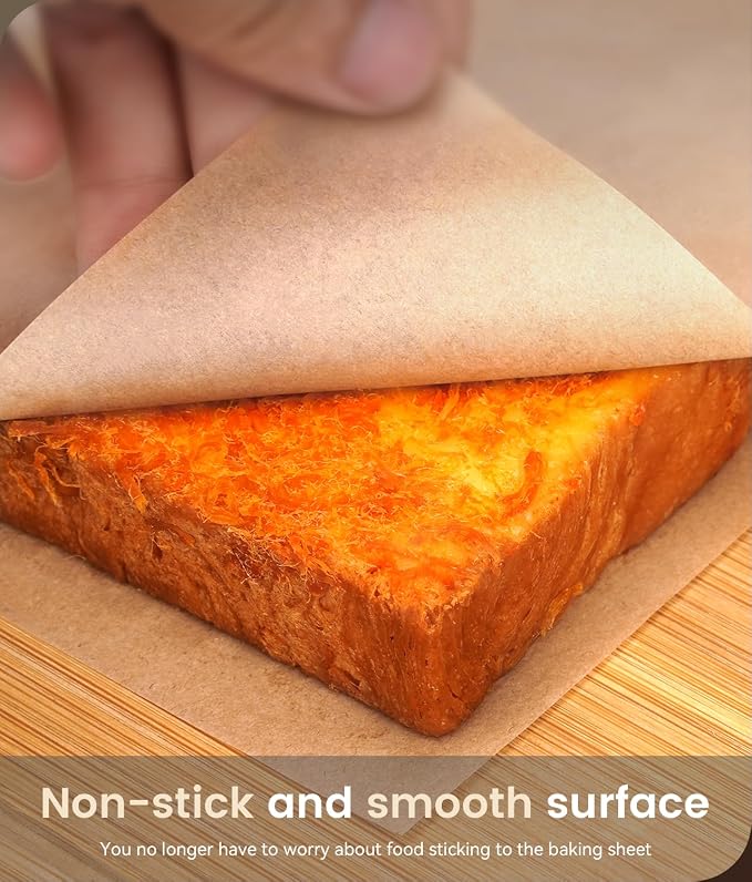 300 Pcs Parchment Paper Sheets, 9x13 In Non-Stick Precut Baking Parchment - Image 4
