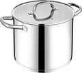LIANYU 12 QT Stock Pot with Lid, 12 Quart Stainless Steel Large Tall Soup Pot by LIANYU