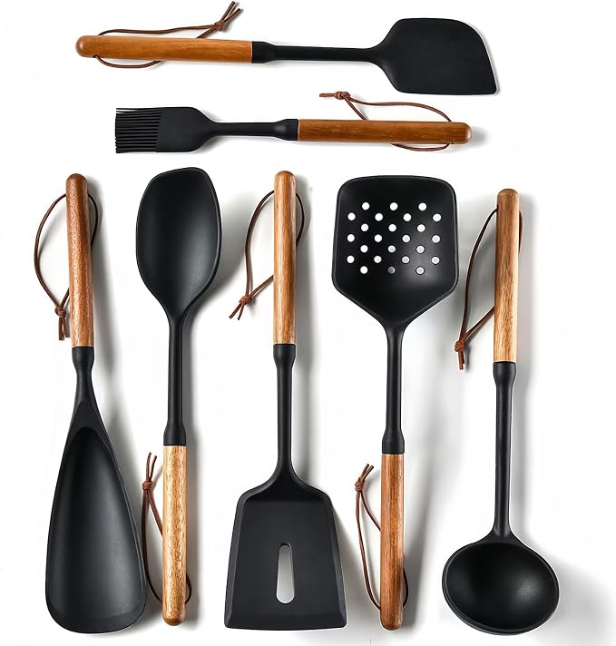 Exquisite Silicone Cooking Utensils Set by Unknown