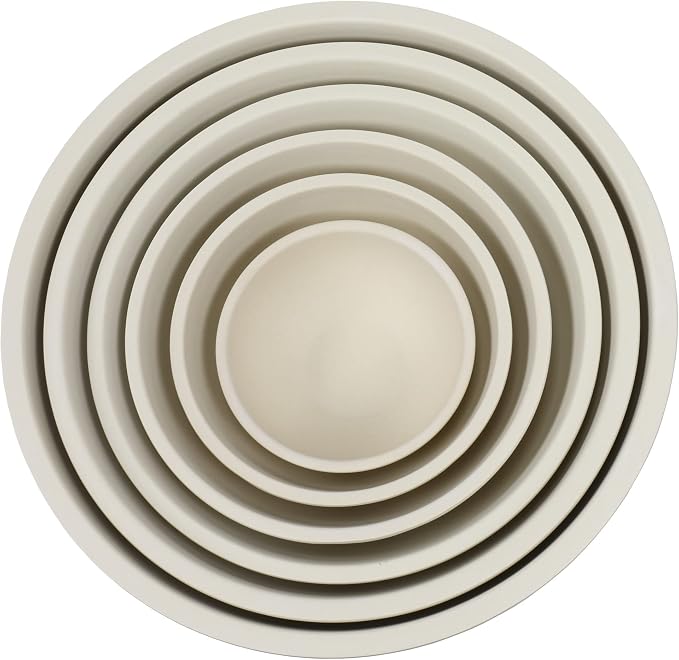 Chef Craft Eco Bamboo Fiber Mixing Bowl Set, 6 Piece Set - Image 4