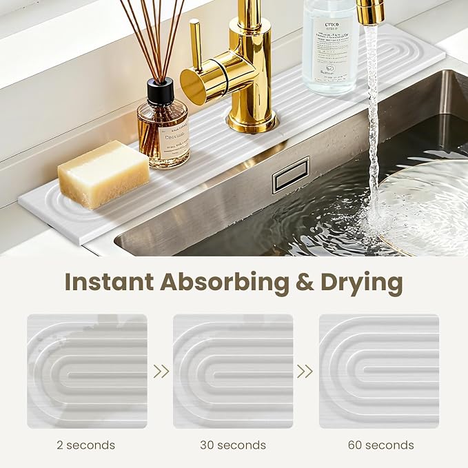 Premium Diatomite Stone Drying Mat - Image 5