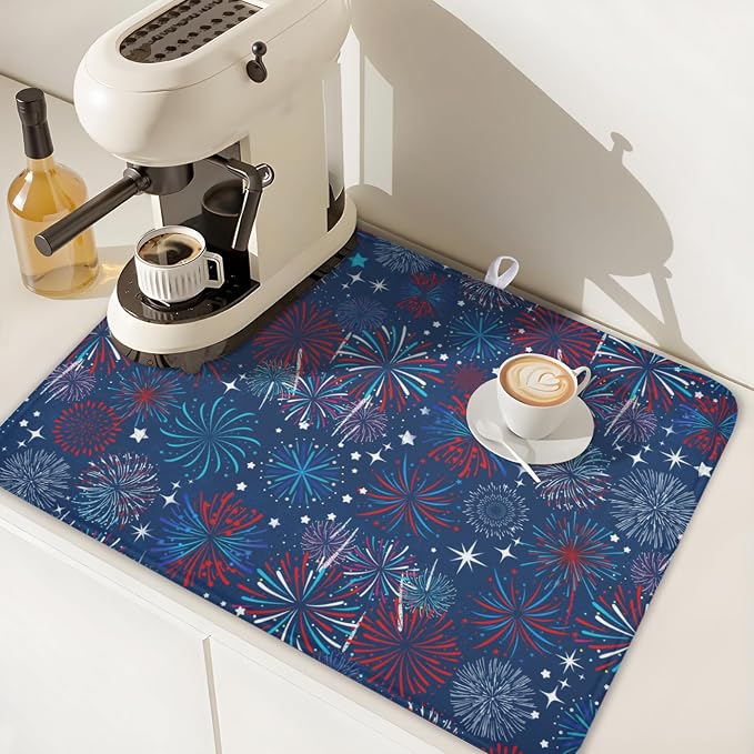 4th of July Patriotic Dish Drying Mat - Image 7