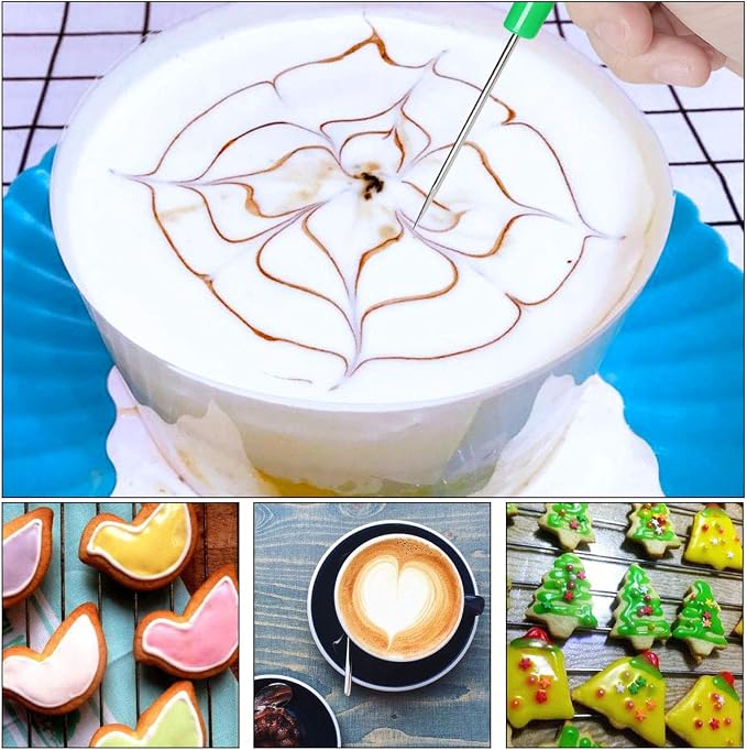 12 Pcs Sugar Stir Needle Scriber Needle Biscuit Icing Pin DIY Baking Pin - Image 7