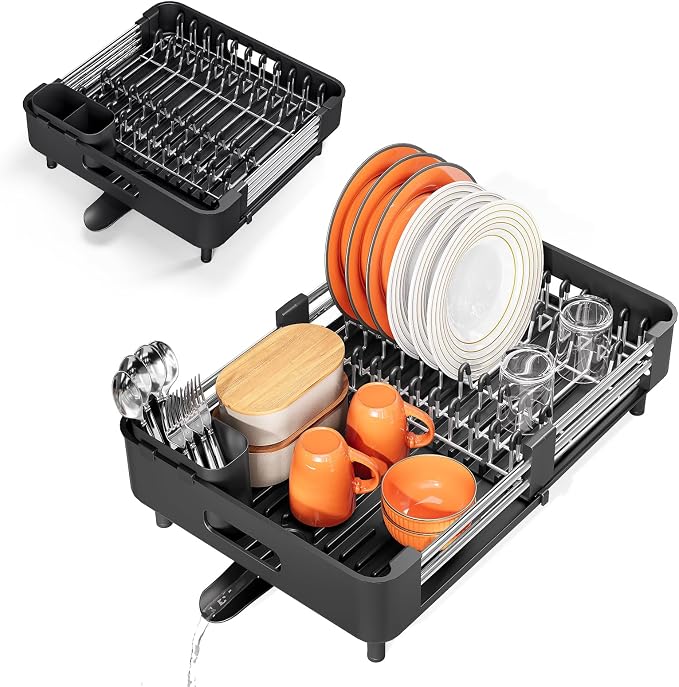 Urackify Stainless Steel Dish Drying Rack - Image 9