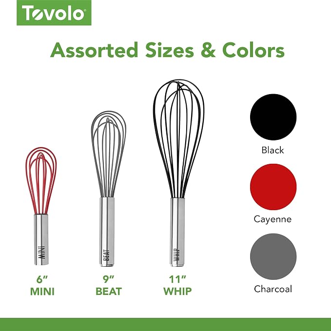 Tovolo Balloon Whisk 11 in Whip Whisk - Image 4