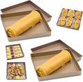 4 Pack 11 Inch Square Cake Pan, Deep Size Baking Pan Nonstick Cookie Sheet by Unknown