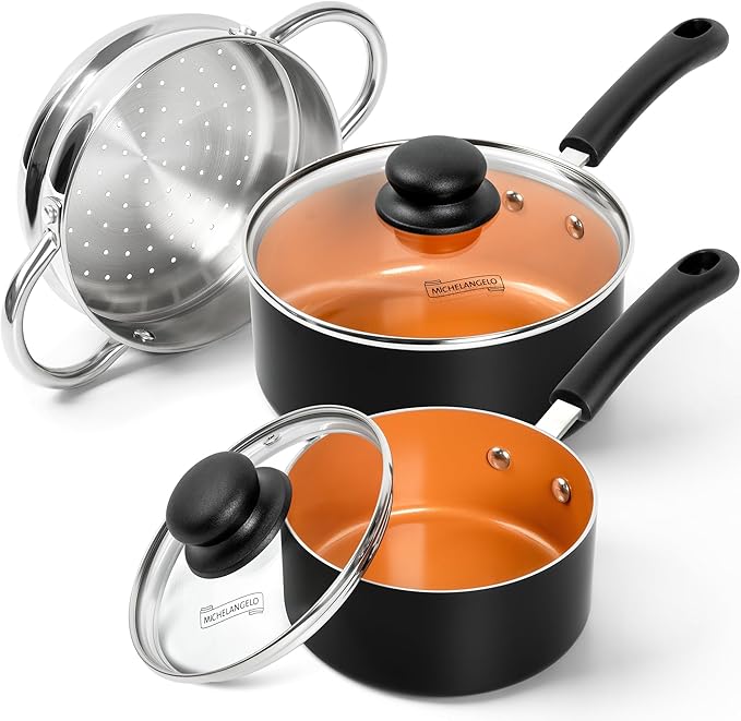MICHELANGELO Nonstick Sauce Pan by Michelangelo