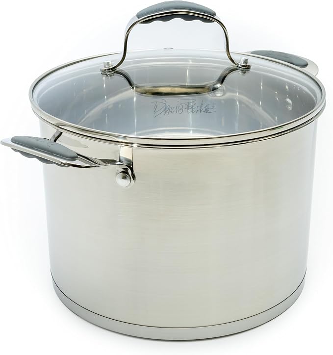 David Burke Stature Stainless Steel 8-Quart Stock Pot by David+Burke