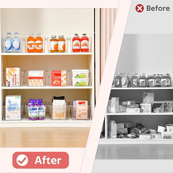 Clear Plastic Storage Bins - Image 2
