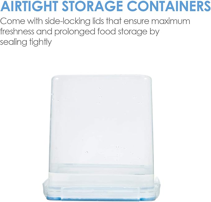 Vtopmart Food Storage Containers 2.5L / 84.5oz, 4 Pieces BPA Free Plastic - Image 4