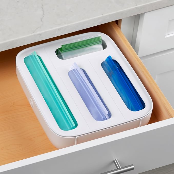YouCopia StoraBag Drawer Food Bags Dispenser, Plastic Sandwich Bag Organizer - Image 5