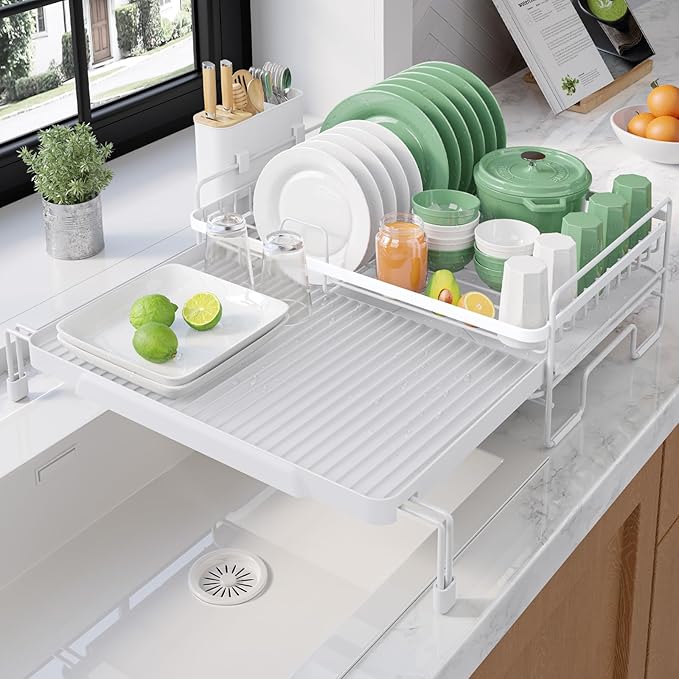 Kitsure Extendable Dish Drying Rack by Kitsure